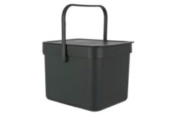 Brabantia 6 Litre Sort and Go Waste Bin - Black.